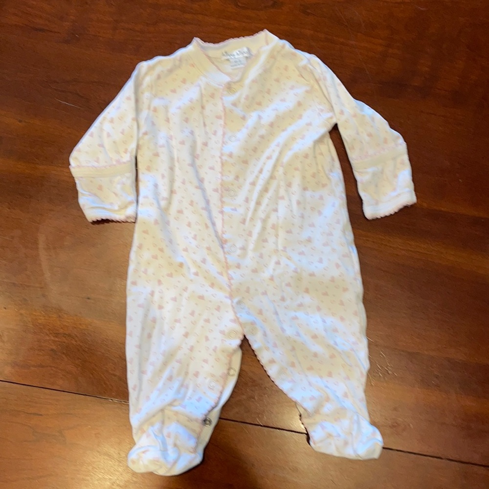 Kissy kissy footed pajamas